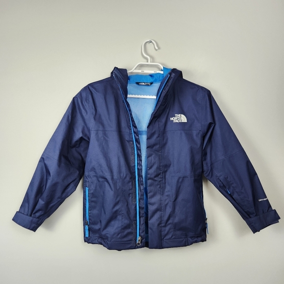 The North Face Kids' Hardshell Blue Rain Ski Jacket Size 7-8 - Picture 2 of 14